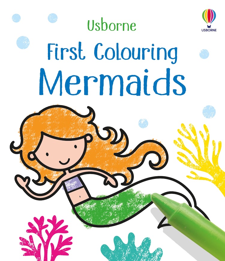Cover image for First Colouring Mermaids, isbn: 9781474995627
