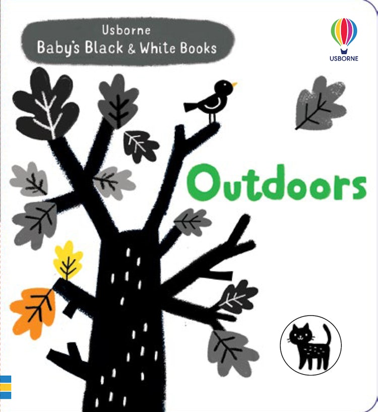 Cover image for Baby's Black and White Books Outdoors, isbn: 9781474998383
