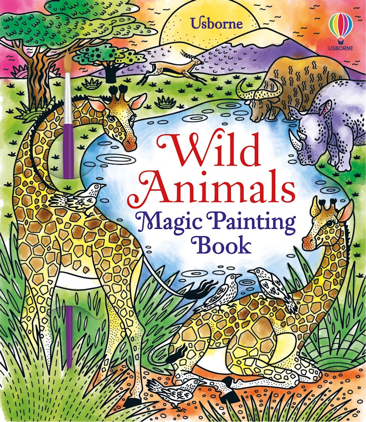 Cover image for Wild Animals Magic Painting Book, isbn: 9781474998536
