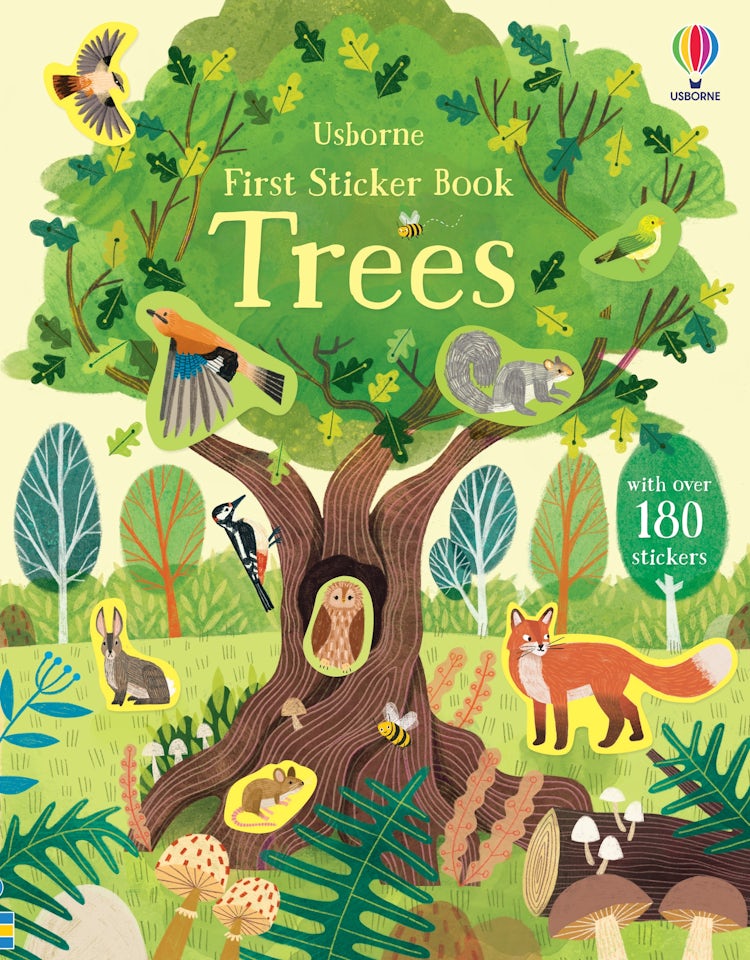 Cover image for First Sticker Book Trees, isbn: 9781474998925