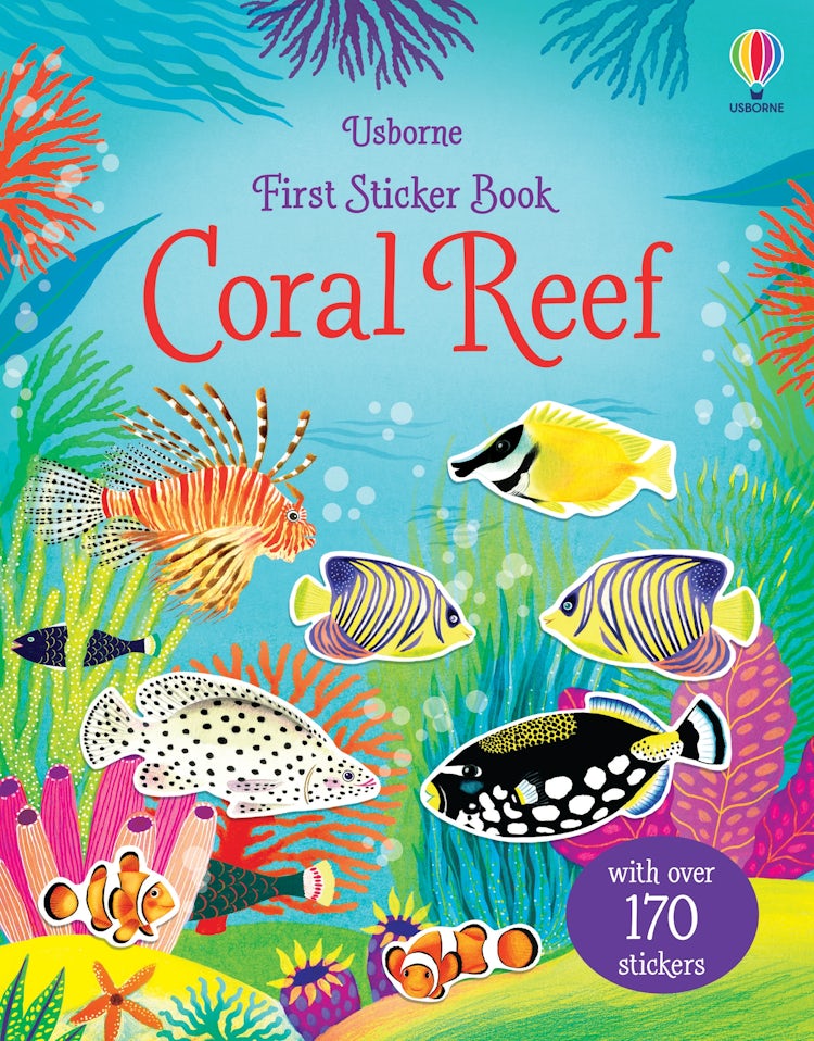 Cover image for First Sticker Book Coral Reef, isbn: 9781474998956