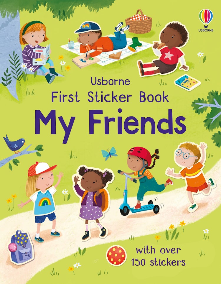Cover image for First Sticker Book: My Friends, isbn: 9781474999168