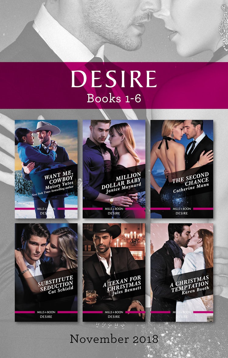 Cover image for Want Me, Cowboy/Million Dollar Baby/The Second Chance/Substitute Seduction/A Texan For Christmas/A Christmas Temptation, isbn: 9781489276209