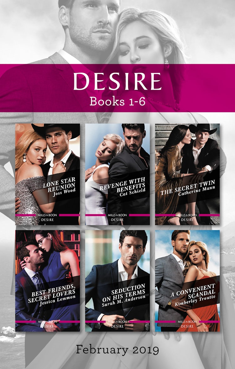 Cover image for Desire Box Set 1-6/Lone Star Reunion/Revenge with Benefits/The Secret Twin/Best Friends, Secret Lovers/Seduction on His Terms/A Convenient Sca, isbn: 9781489280107
