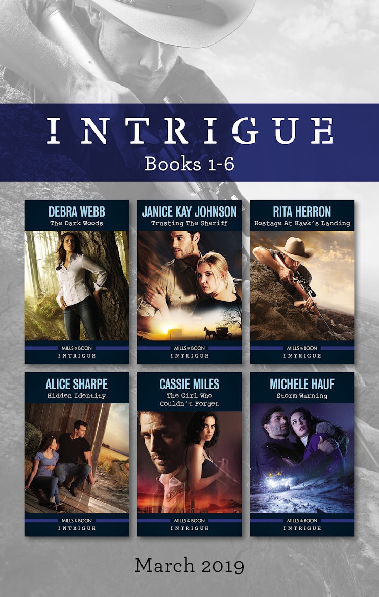 Cover image for Intrigue Box Set 1-6/The Dark Woods/Trusting the Sheriff/Hostage at Hawk's Landing/Hidden Identity/The Girl Who Couldn't Forget/Storm Warnin, isbn: 9781489281531