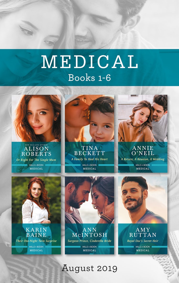 Cover image for Dr Right for the Single Mum/A Family to Heal His Heart/A Return, a Reunion, a Wedding/Their One-Night Twin Surprise/Surgeon Prince, Cindere, isbn: 9781489289483