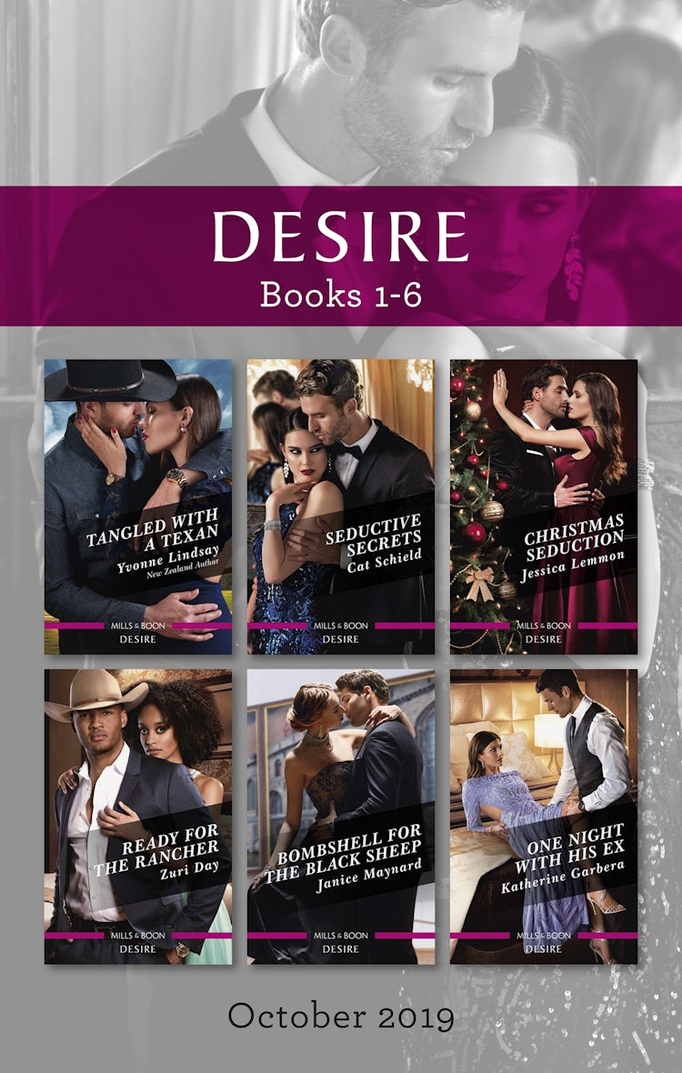 Cover image for Desire Box Set 1-6/Tangled with a Texan/Seductive Secrets/Christmas Seduction/Ready for the Rancher/Bombshell for the Black Sheep/One Night, isbn: 9781489293886