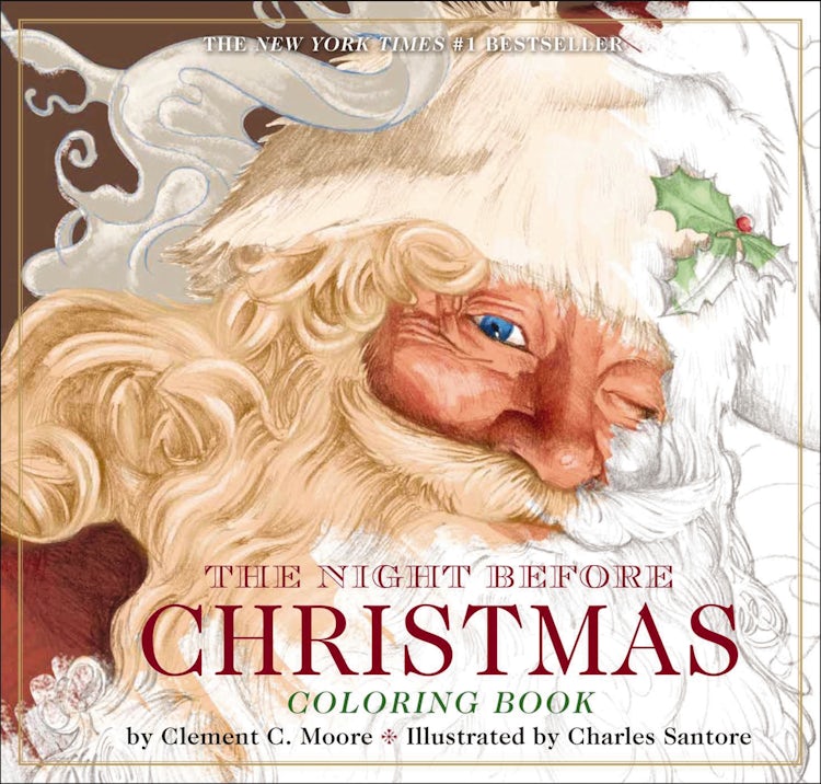 Cover image for The Night Before Christmas Coloring Book: The Classic Edition Activity Book (The New York Times Bestseller), isbn: 9781604336832