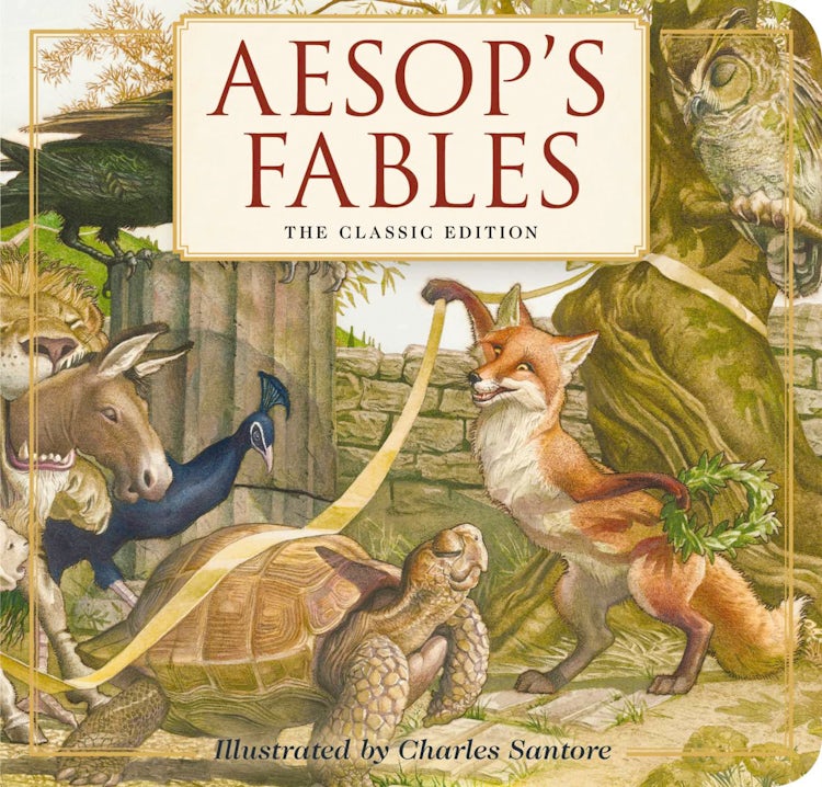 Cover image for Aesop's Fables Board Book: The Classic Edition, isbn: 9781604339499