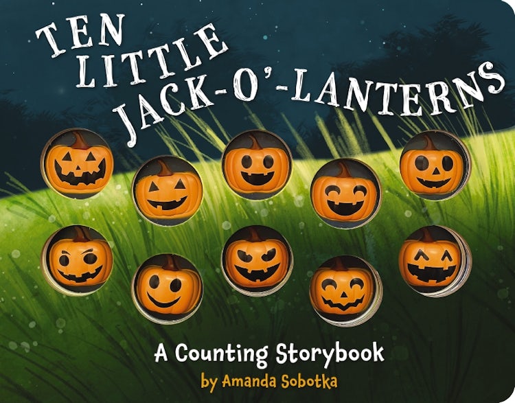Cover image for Ten Little Jack O Lanterns: A Magical Counting Storybook, isbn: 9781646431526