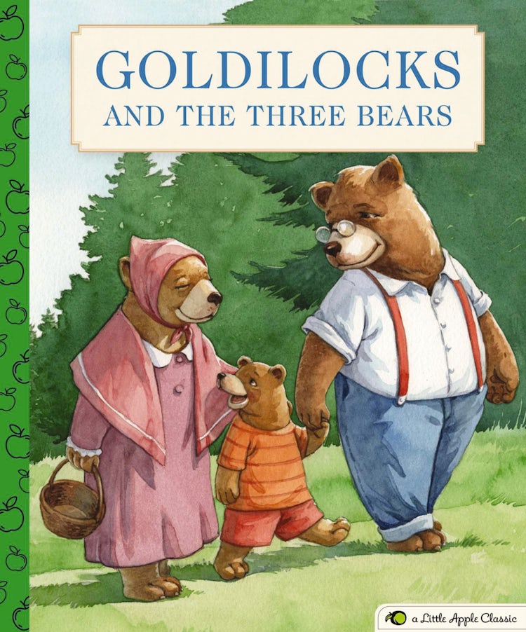 Cover image for Goldilocks and the Three Bears: A Little Apple Classic, isbn: 9781646431854