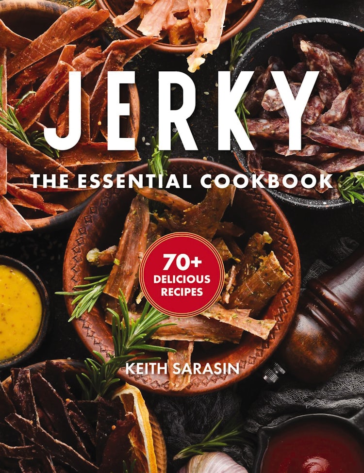 Cover image for Jerky: The Essential Cookbook with Over 50 Recipes for Drying, Curing, and Preserving Meat, isbn: 9781646432172