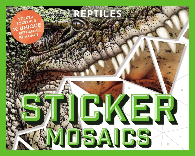 Cover image for Sticker Mosaics: Reptiles, isbn: 9781646433445