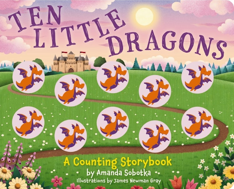 Cover image for Ten Little Dragons: A Magical Counting Storybook, isbn: 9781646434015