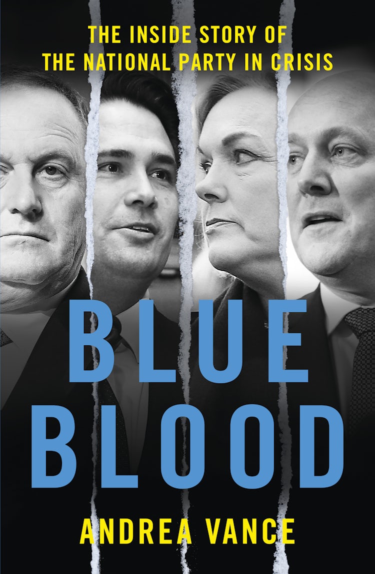 Cover image for Blue Blood: The Inside Story of the National Party in Crisis, isbn: 9781775492467