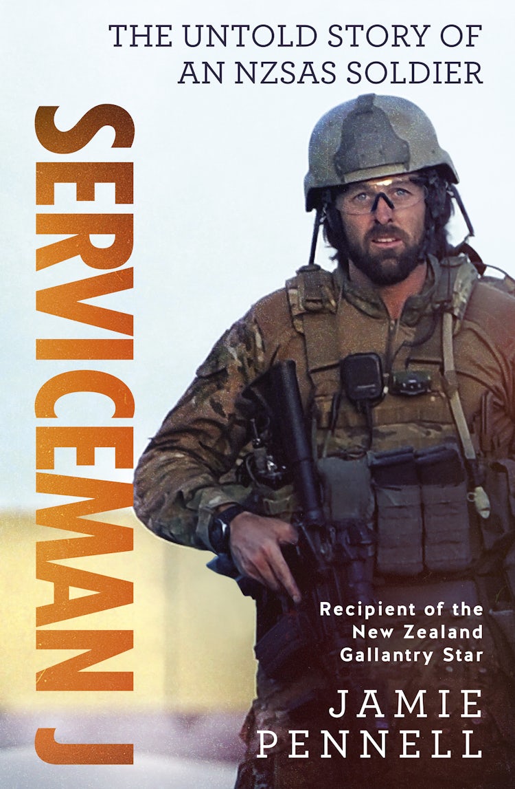 Cover image for Serviceman J: The Untold Story of an NZSAS Soldier, isbn: 9781775492696