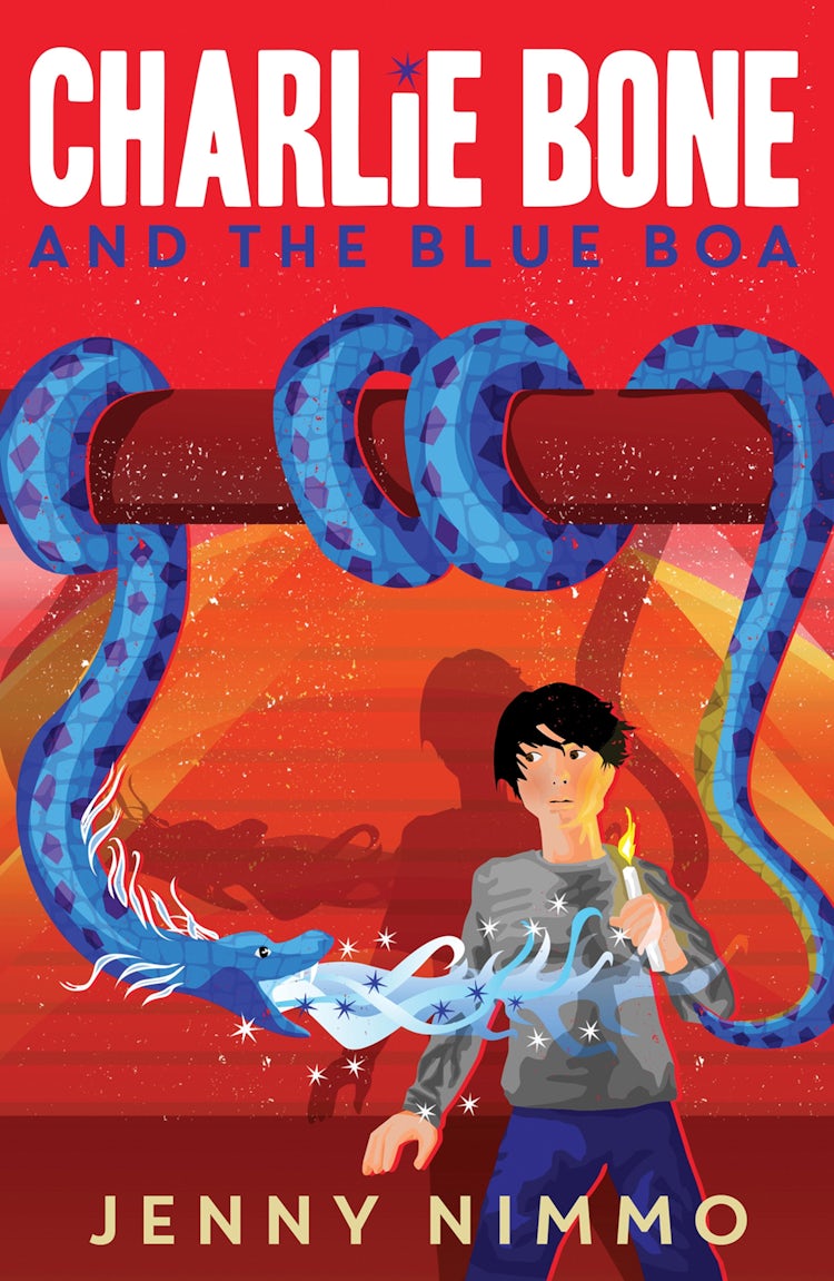 Cover image for Charlie Bone and the Blue Boa (Charlie Bone), isbn: 9781780312040