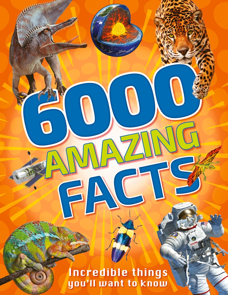 Cover image for 6000 AMAZING FACTS, isbn: 9781786173300
