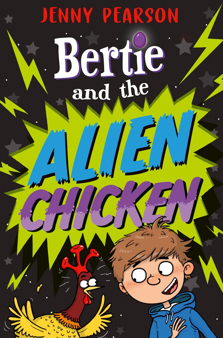 Cover image for Bertie And The Alien Chicken, isbn: 9781800901810