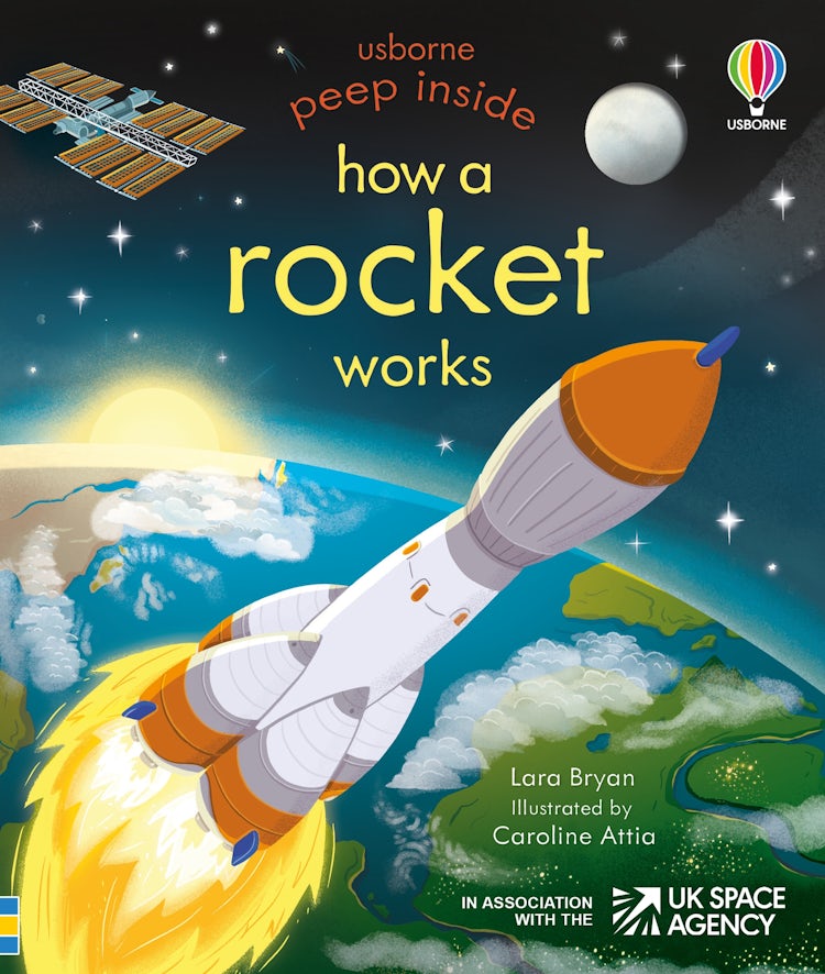 Cover image for Peep Inside How a Rocket Works, isbn: 9781801311823