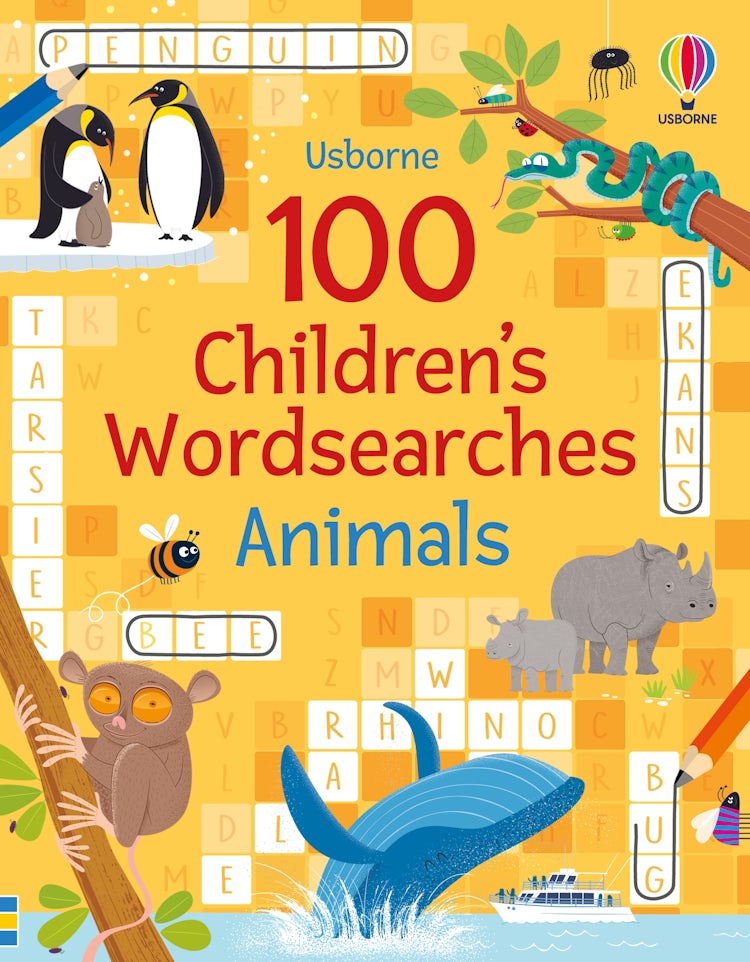 Cover image for 100 Children's Wordsearches: Animals, isbn: 9781801312073