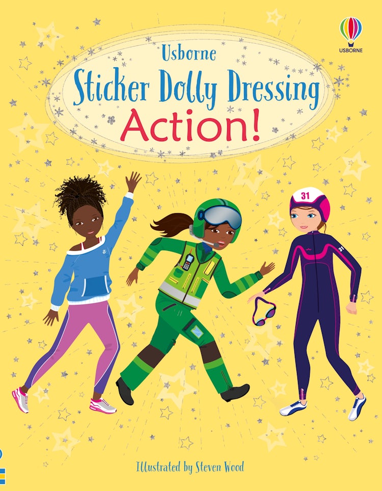 Cover image for Sticker Dolly Dressing Action!, isbn: 9781801313193