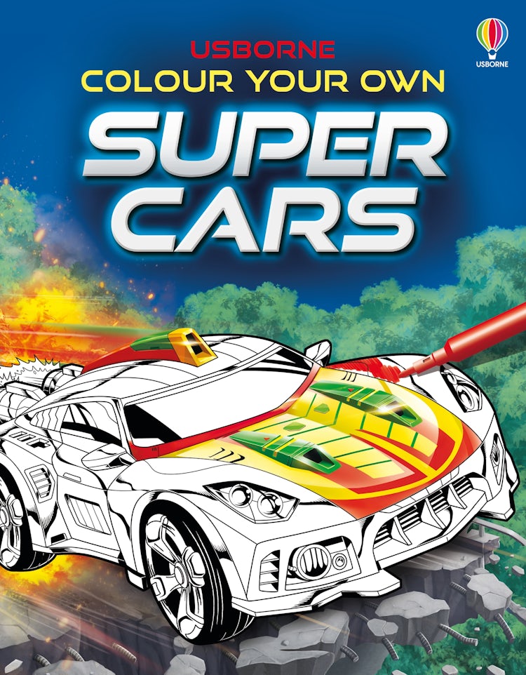 Cover image for Colour Your Own Supercars, isbn: 9781801315869