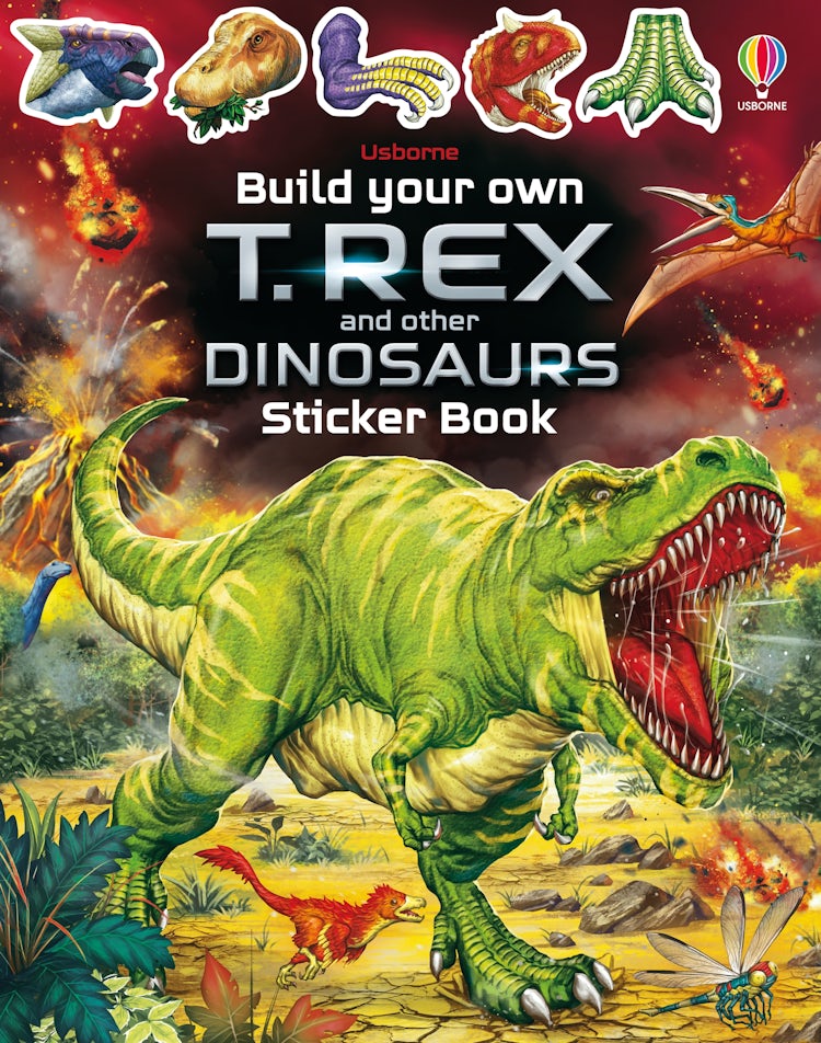Cover image for Build Your Own T. Rex and Other Dinosaurs Sticker Book, isbn: 9781801318266