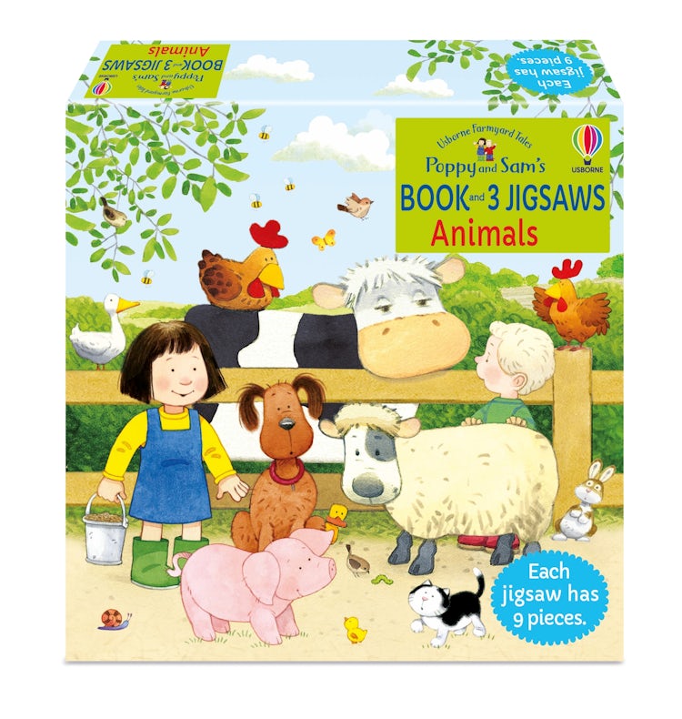 Cover image for Usborne Book and 3 Jigsaws: Animals, isbn: 9781801318471