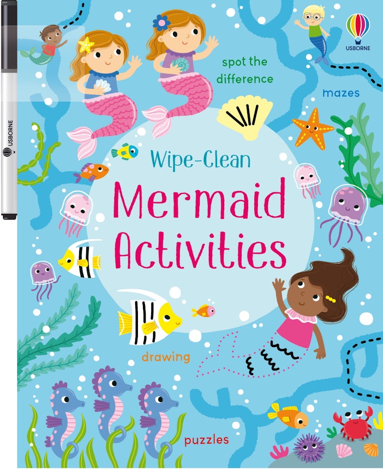 Cover image for Wipe-Clean Mermaid Activities, isbn: 9781801319195
