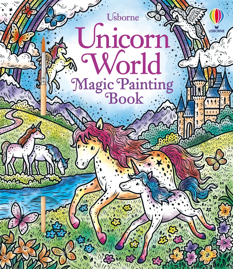 Cover image for Unicorn World Magic Painting Book, isbn: 9781803701103