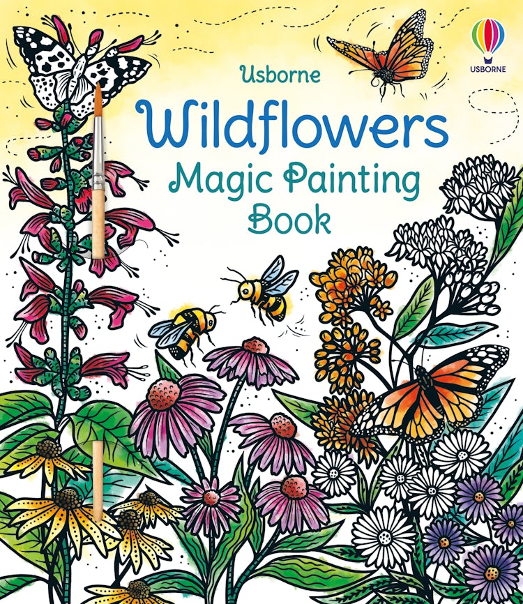Cover image for Wild Flowers Magic Painting Book, isbn: 9781803701219