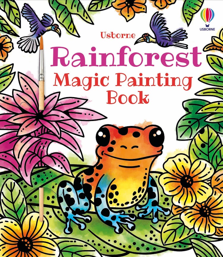 Cover image for Rainforest Magic Painting Book, isbn: 9781803701226