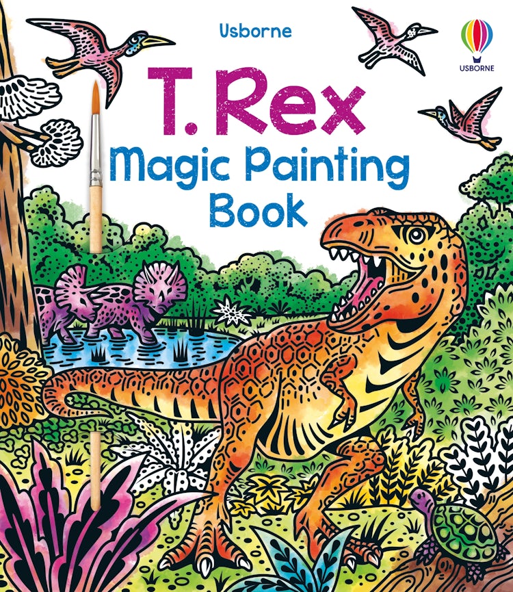 Cover image for T. Rex Magic Painting Book, isbn: 9781803701233