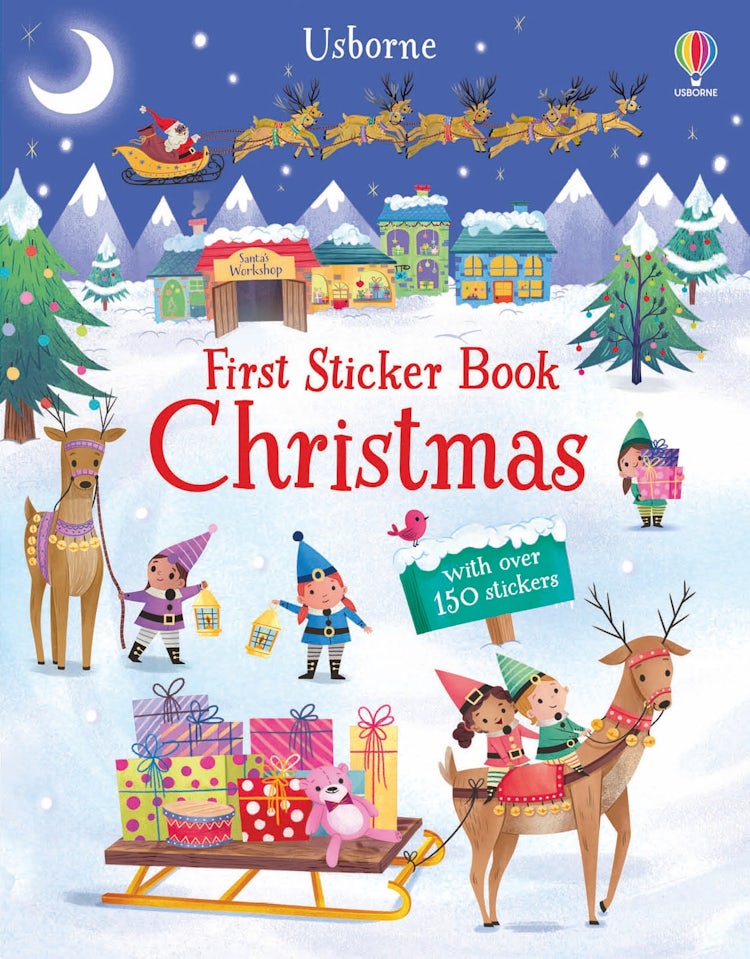 Cover image for First Sticker Book Christmas, isbn: 9781803701301