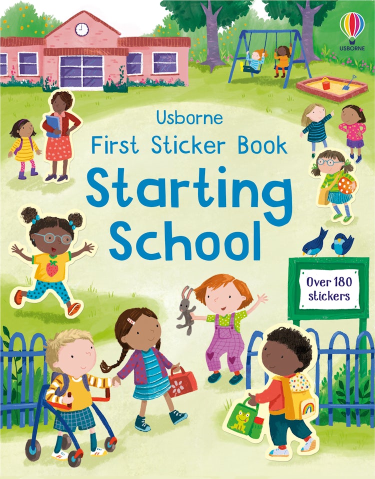 Cover image for First Sticker Book Starting School, isbn: 9781803702735