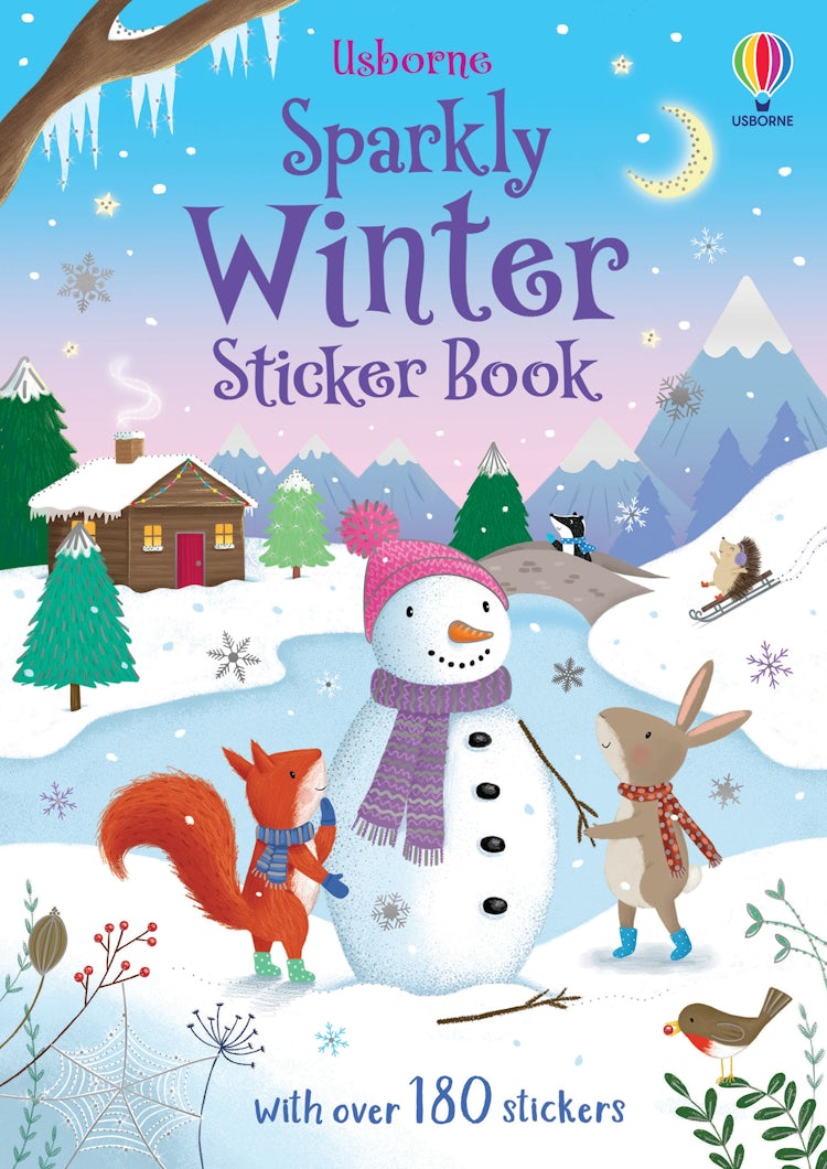 Cover image for Sparkly Winter Sticker Book, isbn: 9781803703268