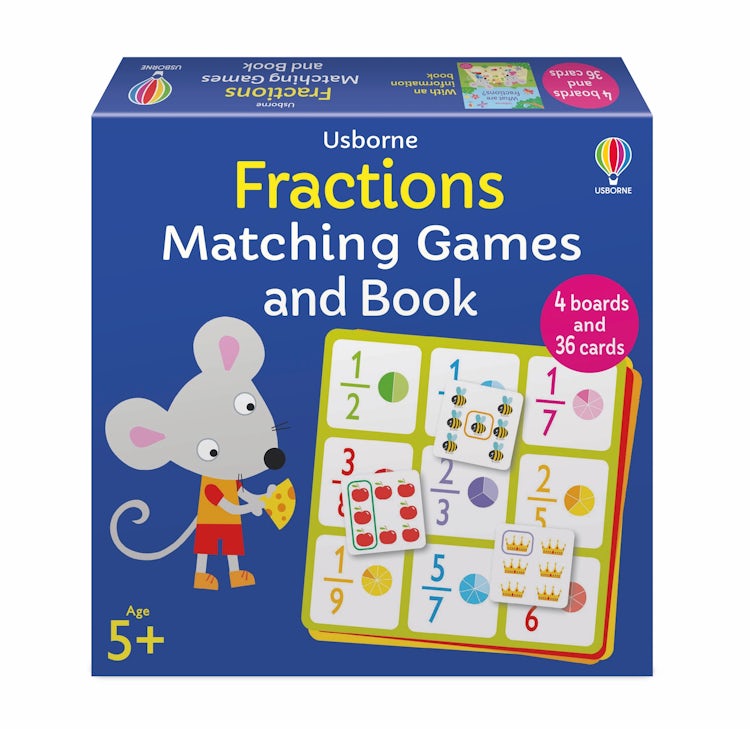 Cover image for Fractions Matching Games and Book, isbn: 9781803704715