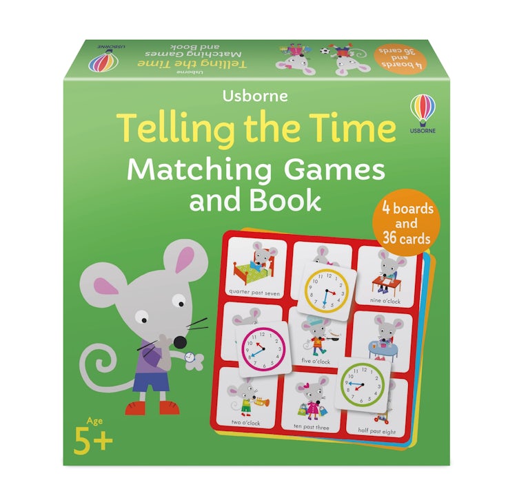Cover image for Telling the Time Matching Games and Book, isbn: 9781803704722
