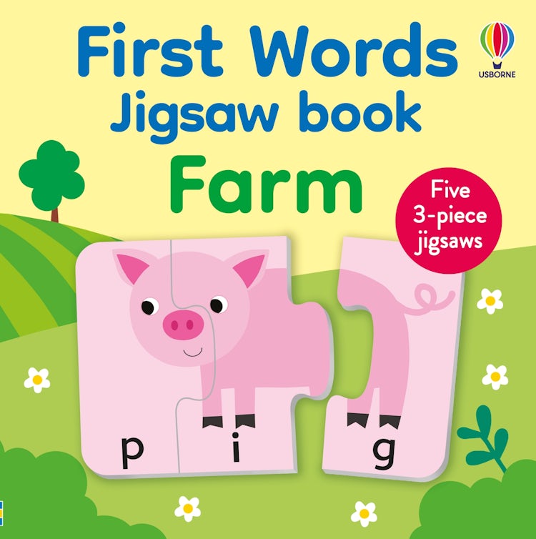 Cover image for First Words Jigsaw Book: Farm, isbn: 9781803704913