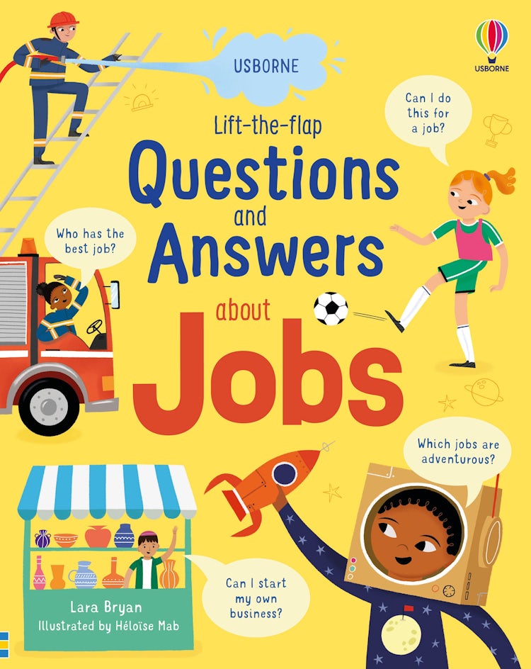 Cover image for Lift the Flap Questions and Answers about Jobs, isbn: 9781803705088
