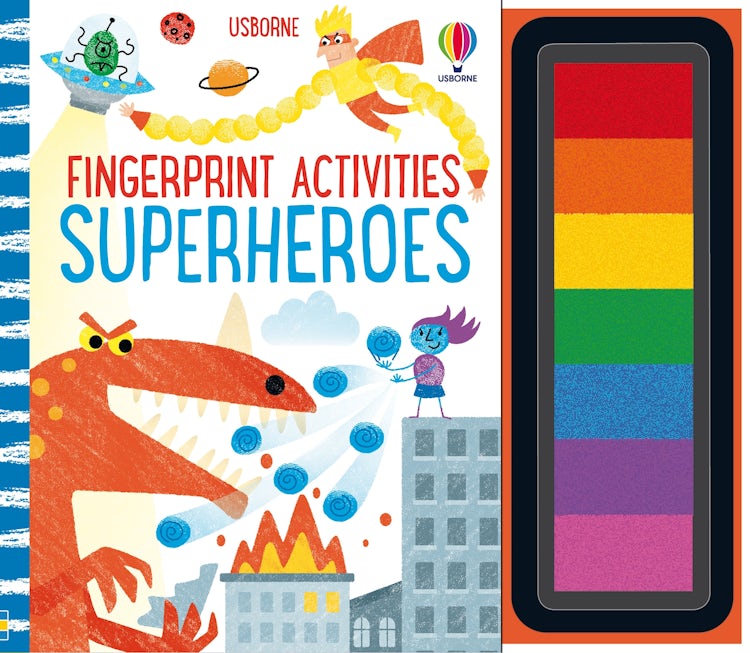 Cover image for Fingerprint Activities Superheroes, isbn: 9781803705101