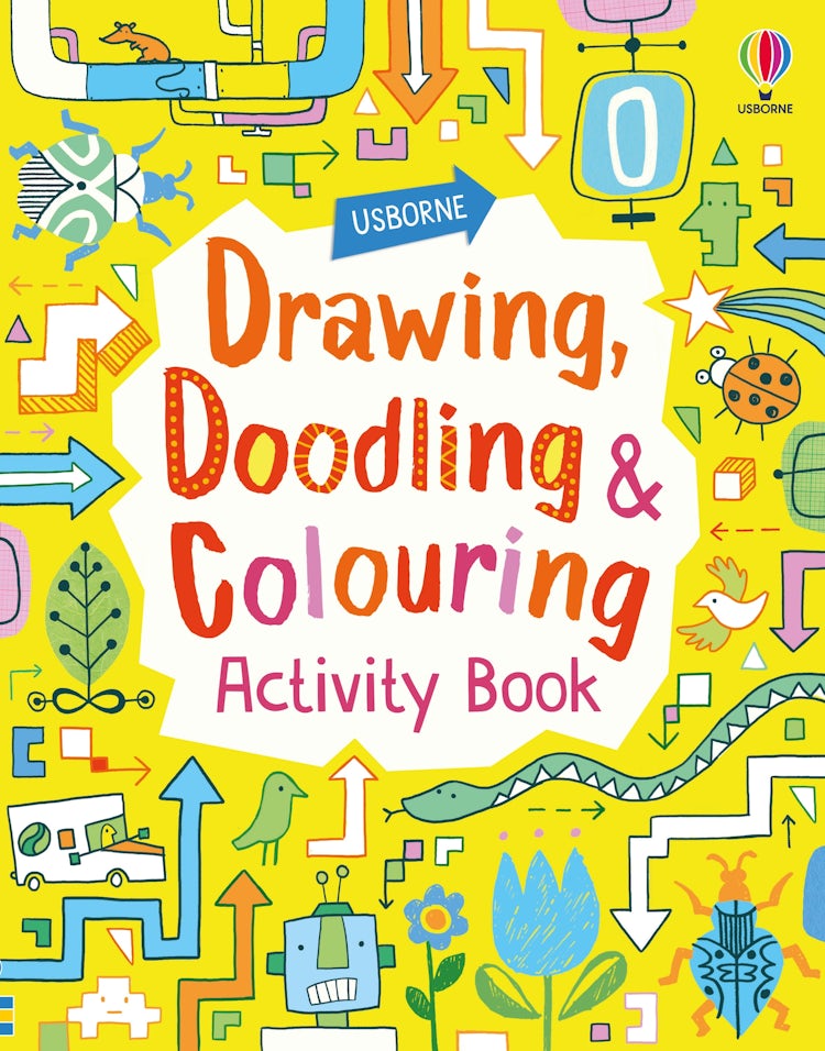 Cover image for Drawing, Doodling and Colouring Activity Book, isbn: 9781803705743