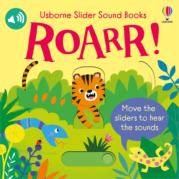 Cover image for Slide and Listen Roar!, isbn: 9781803706443