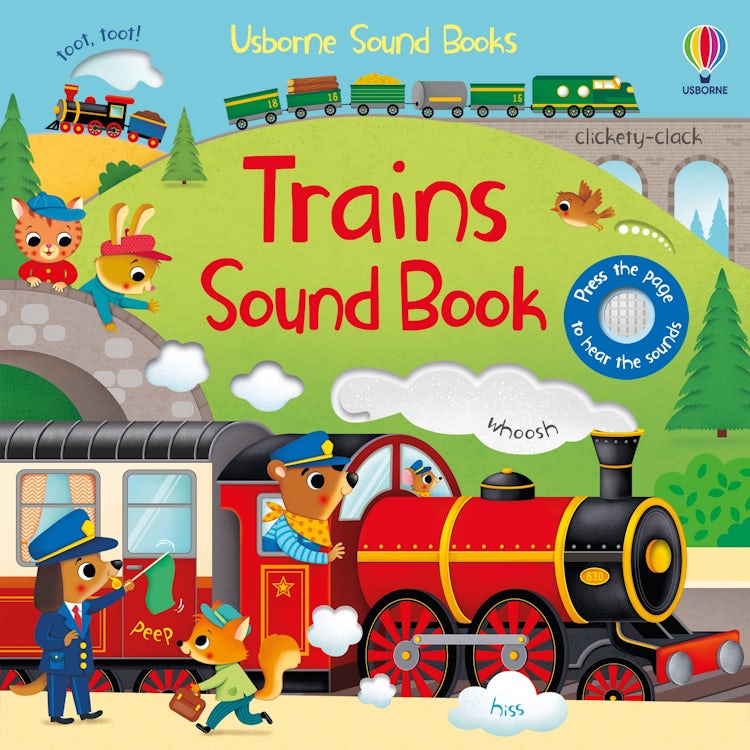 Cover image for Trains Sound Book, isbn: 9781803706580