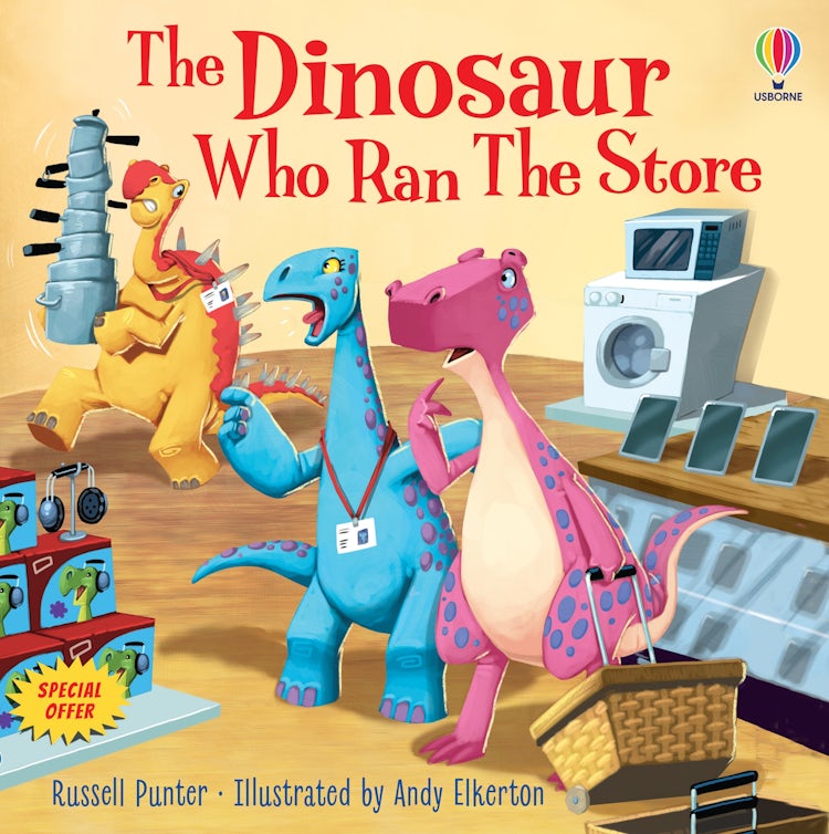 Cover image for The Dinosaur Who Ran The Store, isbn: 9781803707709