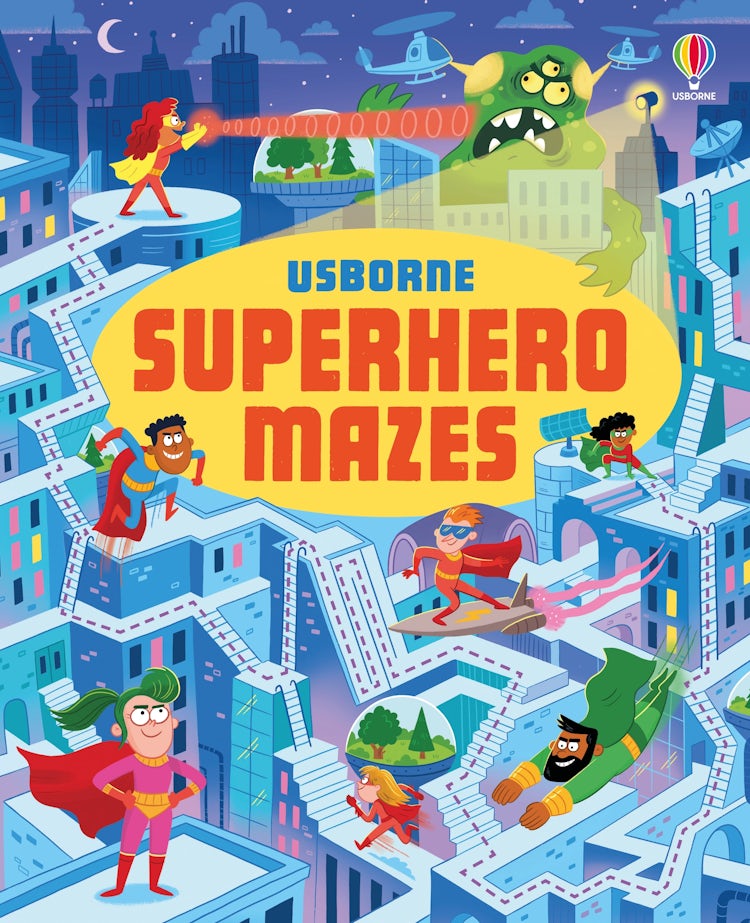 Cover image for Superhero Mazes, isbn: 9781803709321