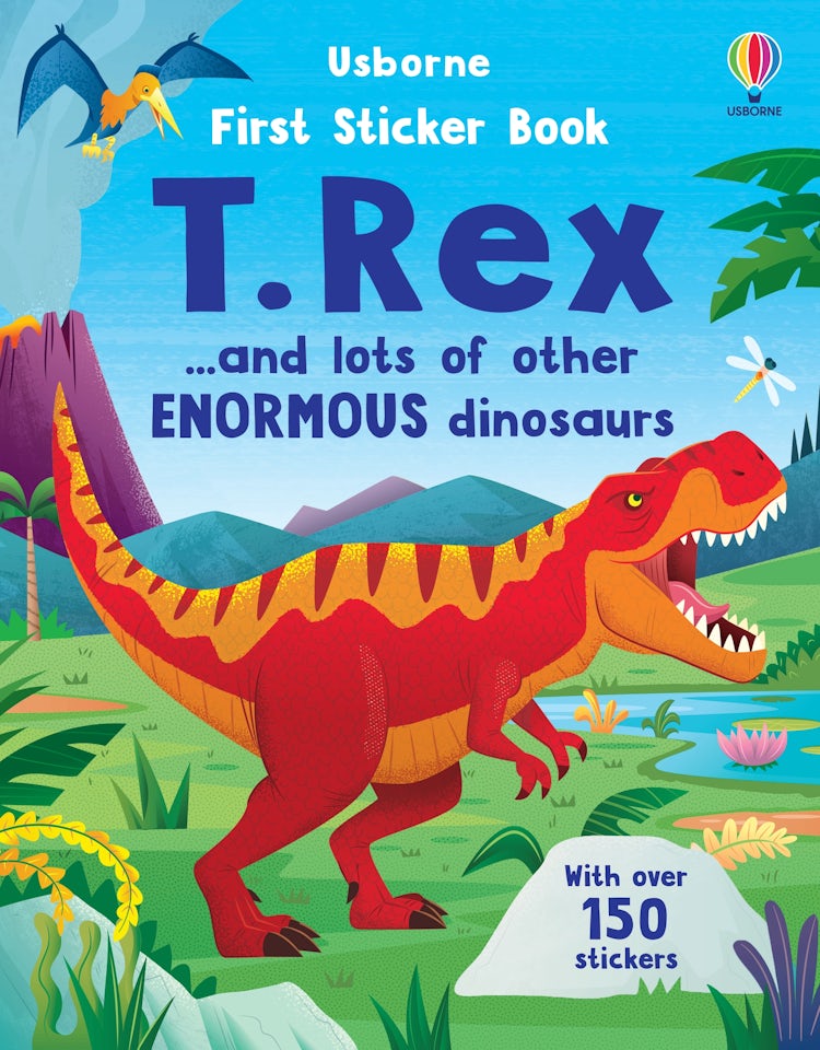 Cover image for First Sticker Book T. Rex and other enormous dinosaurs, isbn: 9781803709888