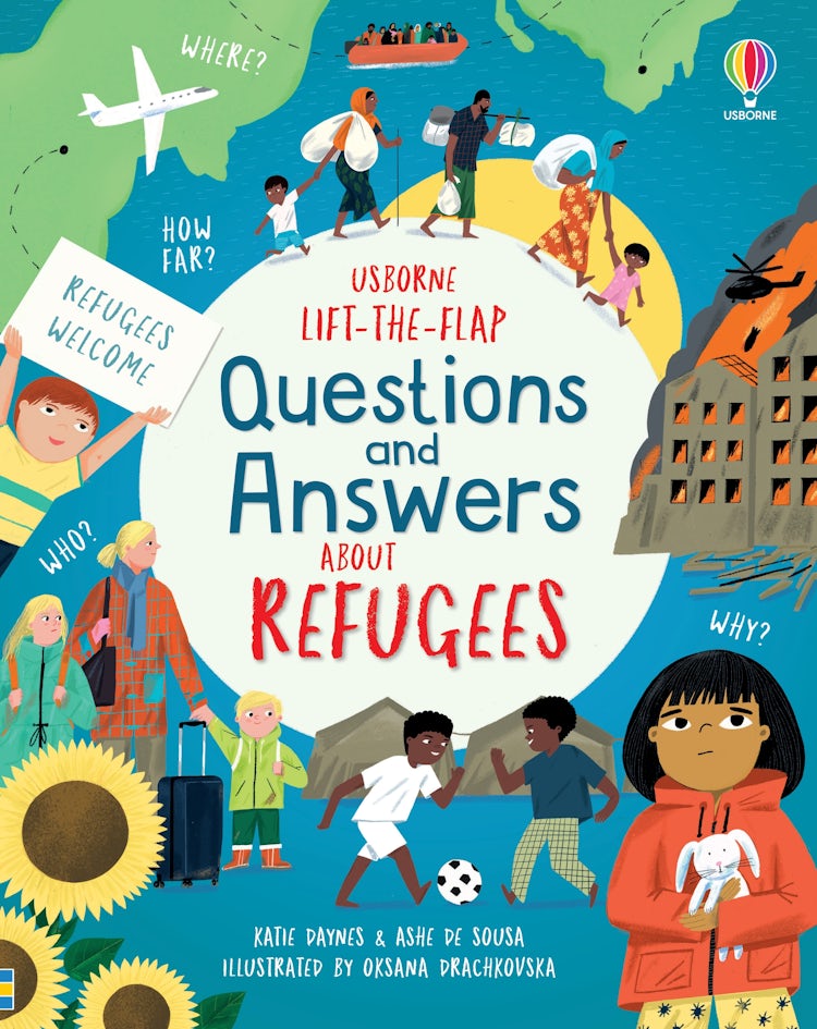 Cover image for Lift-the-Flap Questions and Answers About Refugees, isbn: 9781803709987