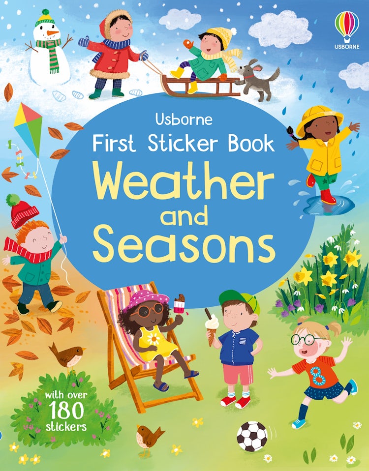 Cover image for First Sticker Book Weather and Seasons, isbn: 9781805070689